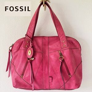 Fossil Pink Shoulder Bag
